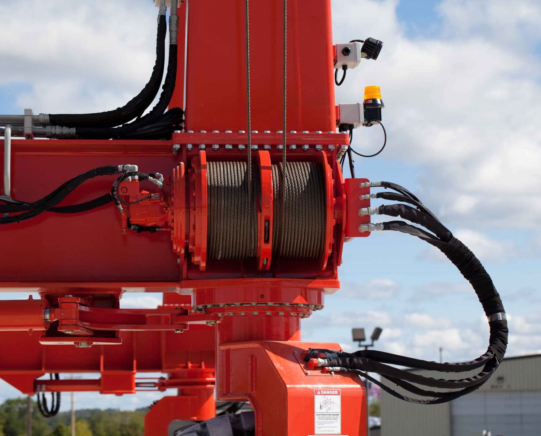 Industrial Crane with Wire Rope and Two Beams