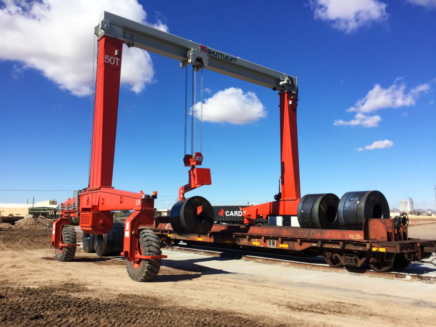 Steel Coil Yard with Shuttlelift SB Crane