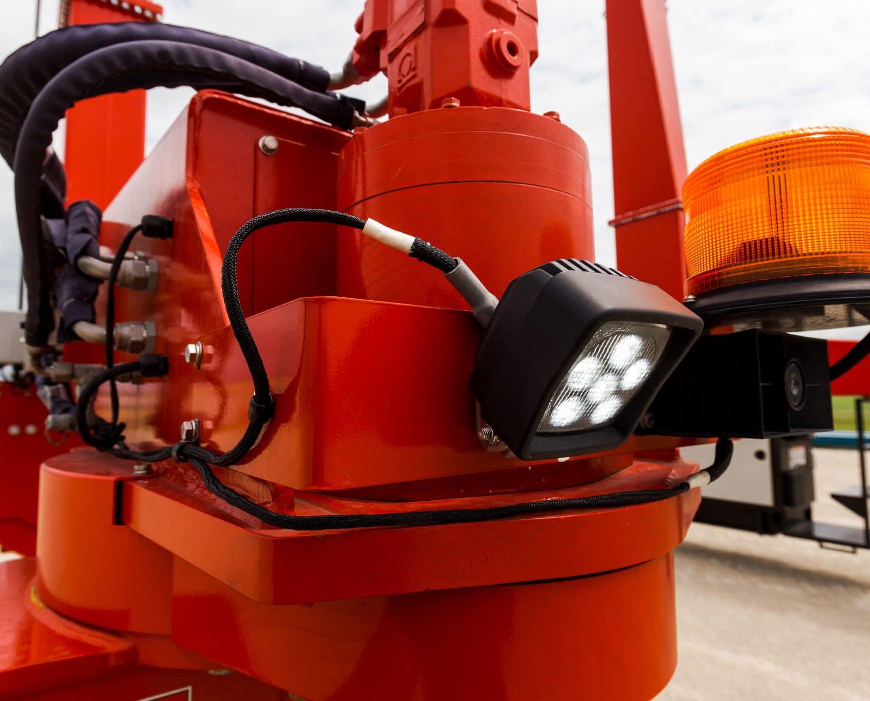 Gantry Crane with Safety Lights and Alarms