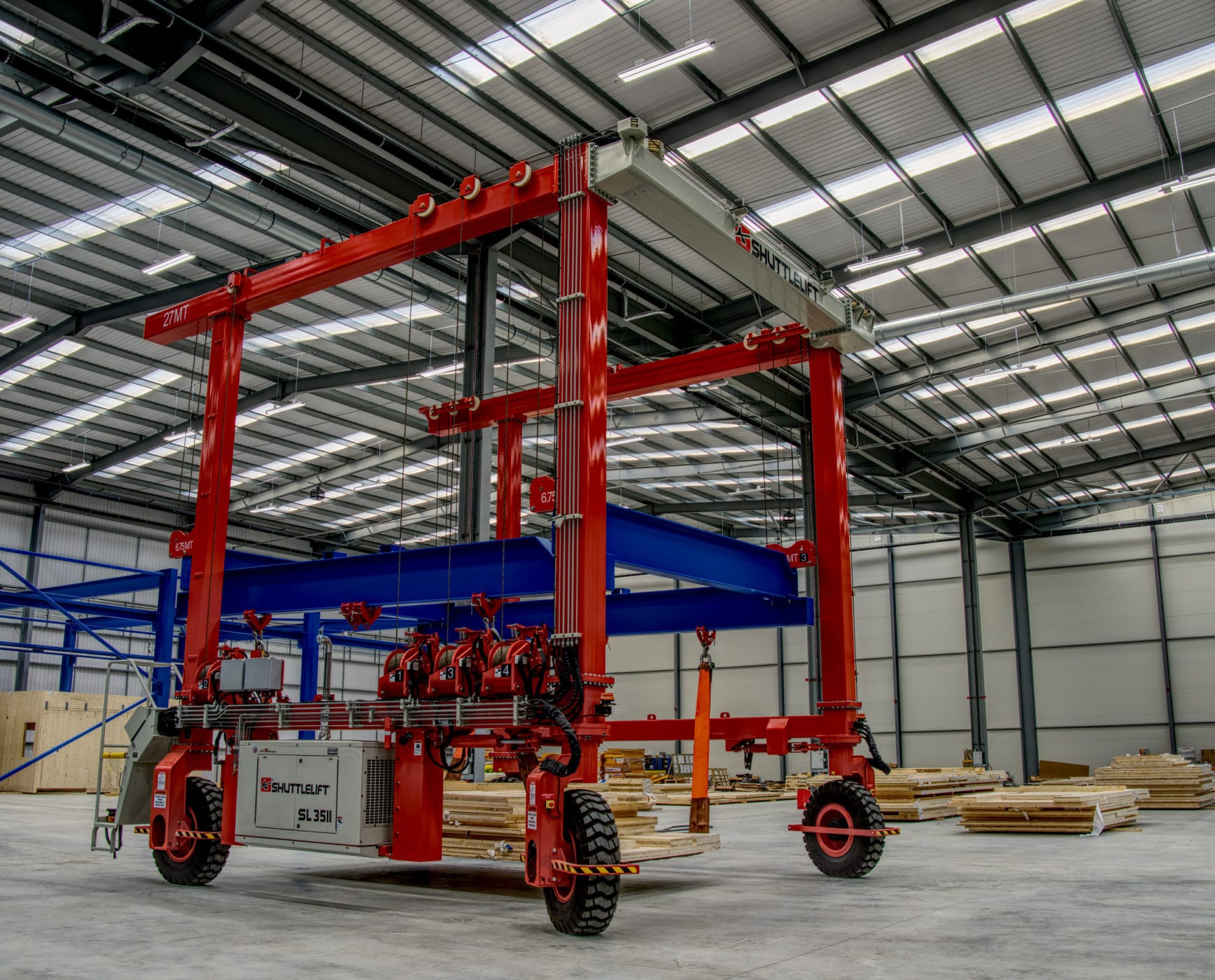 Shuttlelift SL35 gantry crane container handling application in the UK