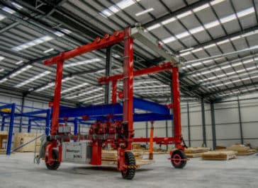 Shuttlelift SL35 gantry crane container handling application in the UK