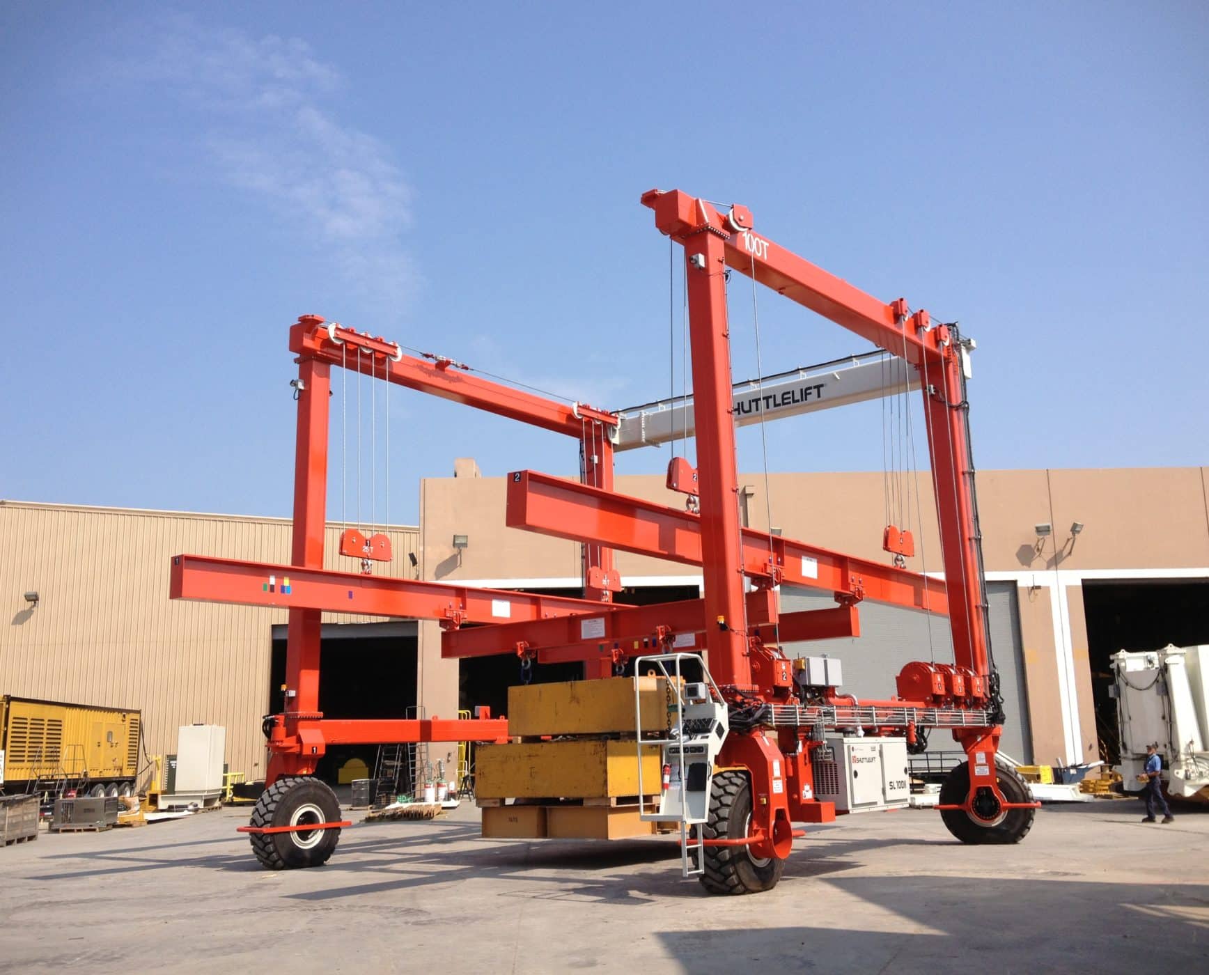 Material Handling Custom Crane with Spreader Bars