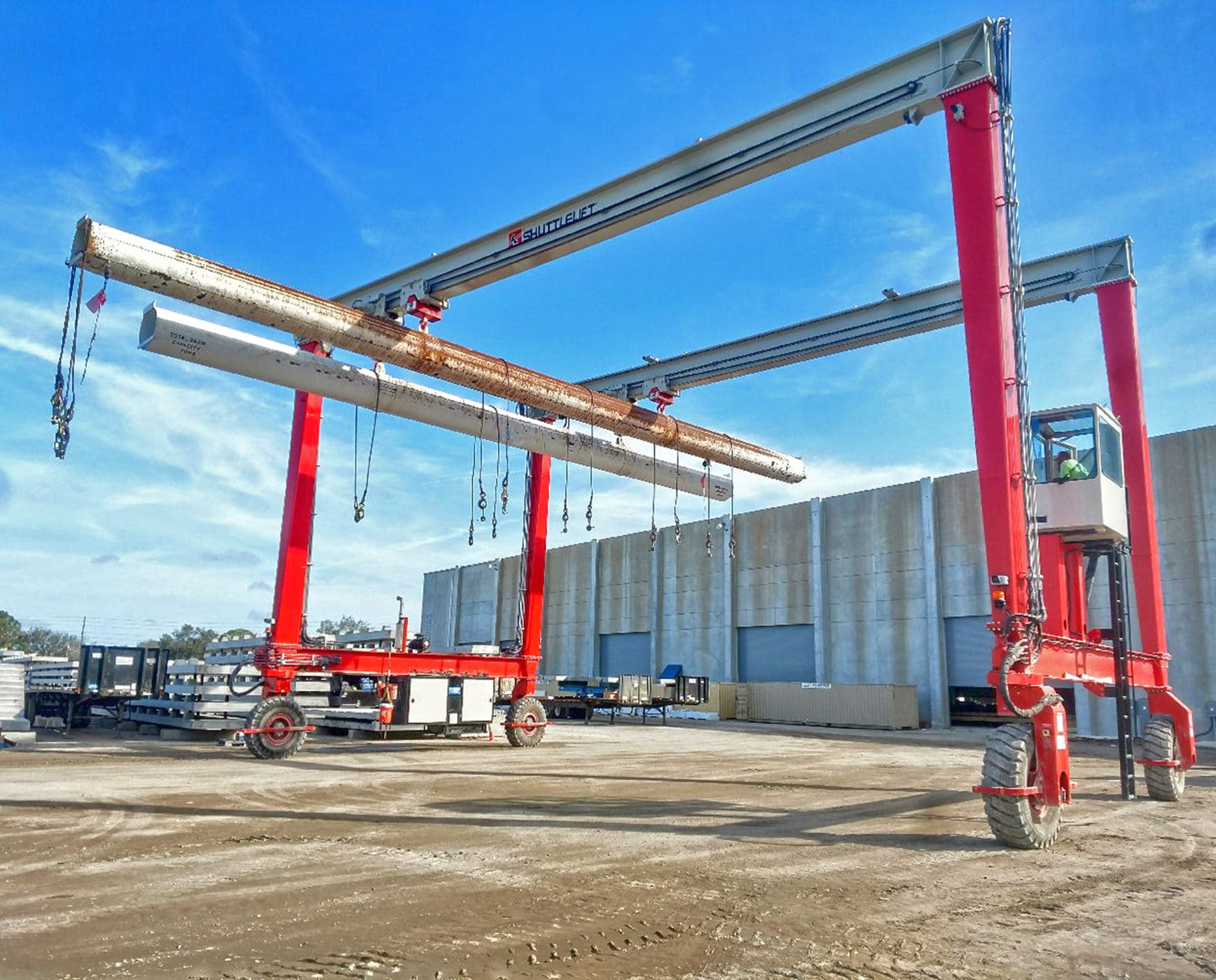 Shuttlelift DB double beam rtg crane